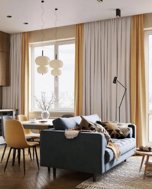 Квартира - студия, площадью - 35 кв. 02