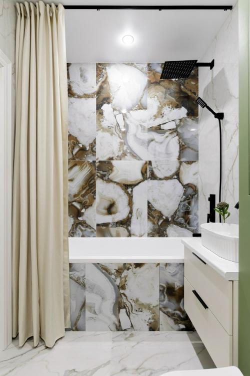 Интерьер ванной комнаты. 01