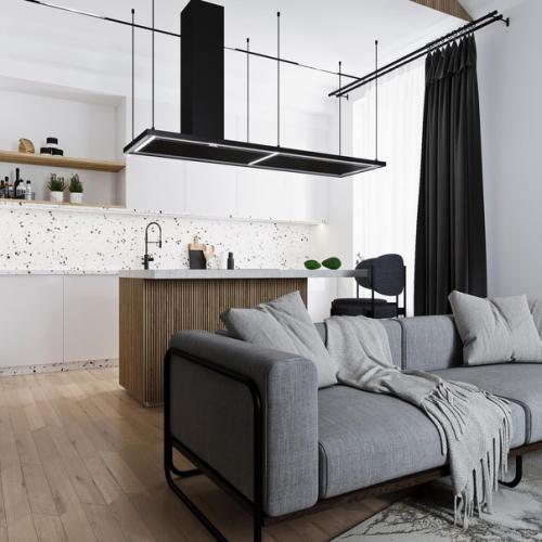 Небольшая кухня - гостиная. 02