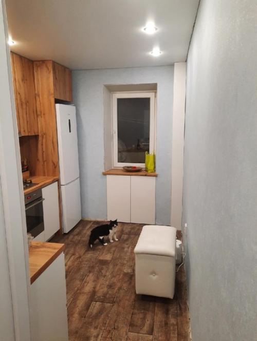 Простое оформление кухни. 02