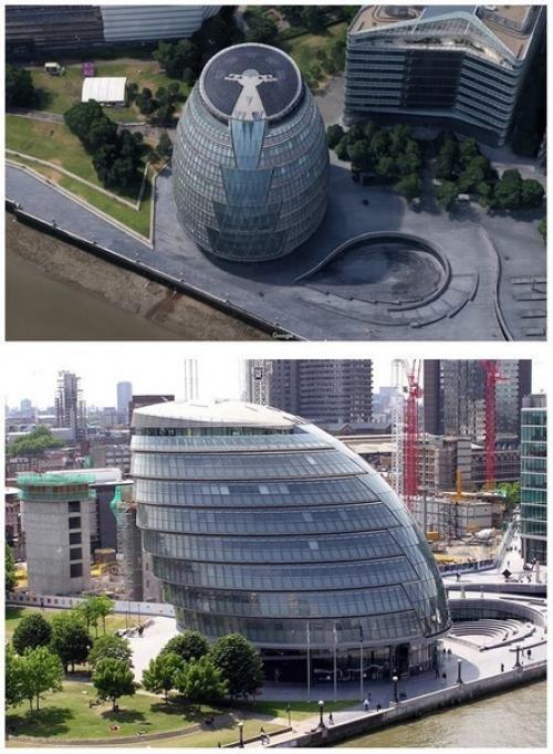 Лондонская ратуша. Архитектор: Норман фостер, КЕН шаттлворт. 04