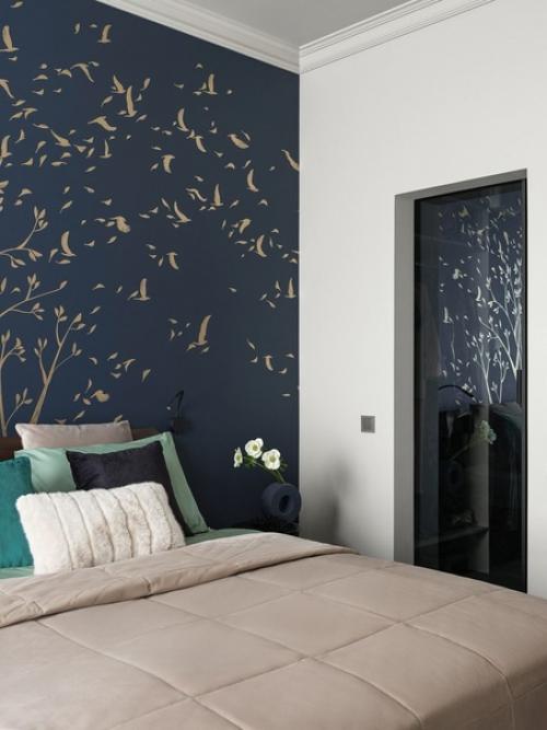 Реализованный интерьер яркой квартиры, площадью 104 кв. 03