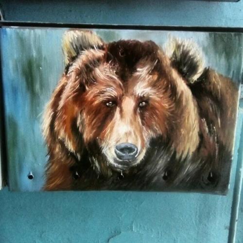 Когда у тебя в подъезде живёт настоящий художник! 03