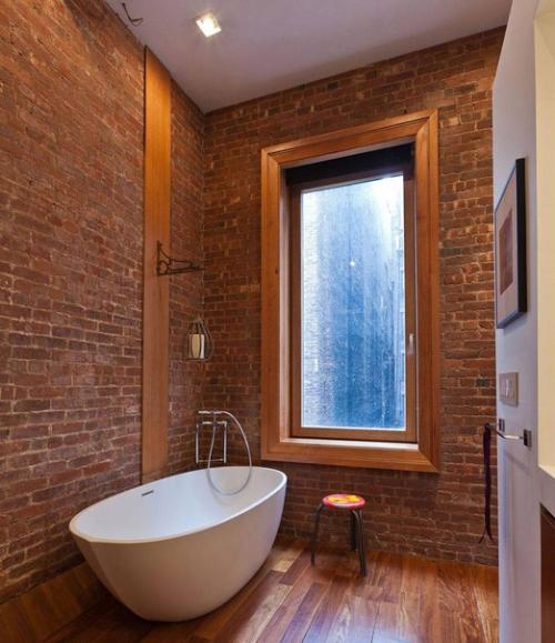 Стиль лофт в ванной комнате. 08