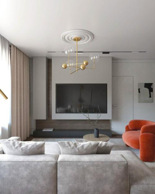 Зеркальное золото и мягкий минимализм. 07