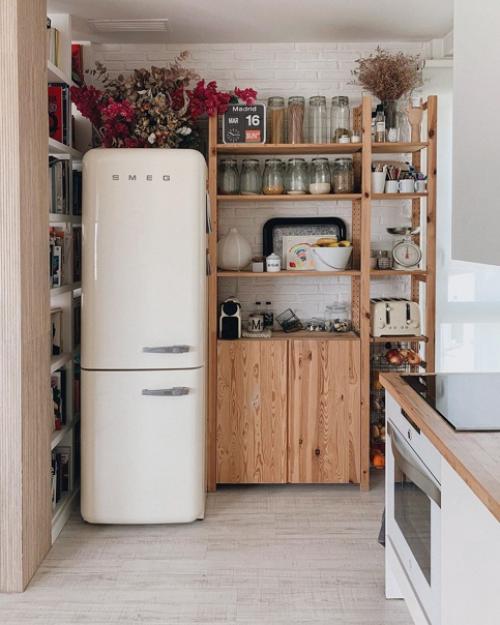 Открытые полки в скандинавском стиле - один из главных трендов. 03