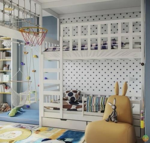 В том случае, если бы мне в детстве дали возможность придумать дизайн своей детской, то, наверное, она была бы именно такая. 04