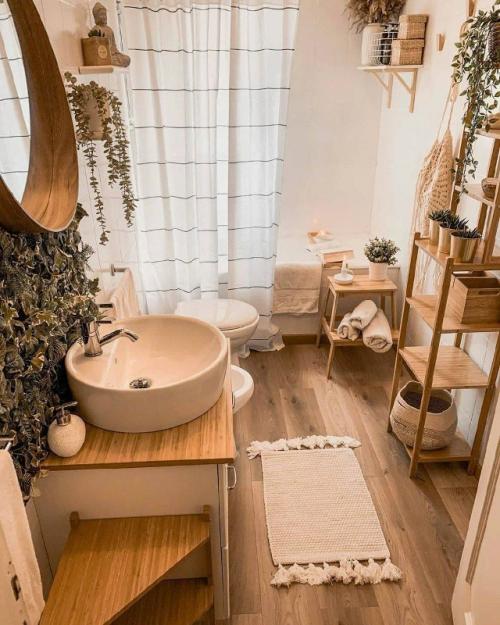 Светлая ванная комната: гармония уюта и практичности. 03