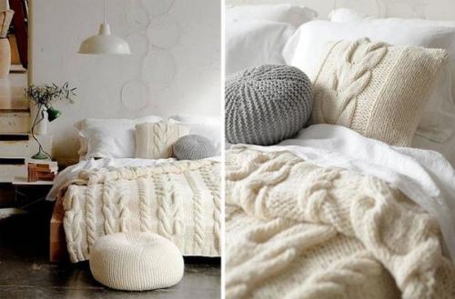Вязанные акценты стильных интерьеров! 01