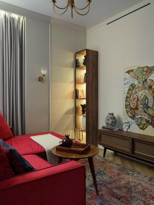 Семейная квартира с уникальными решениями и акцентными деталями 93 кв. 03