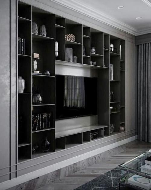 Варианты оформления гостиной. 05