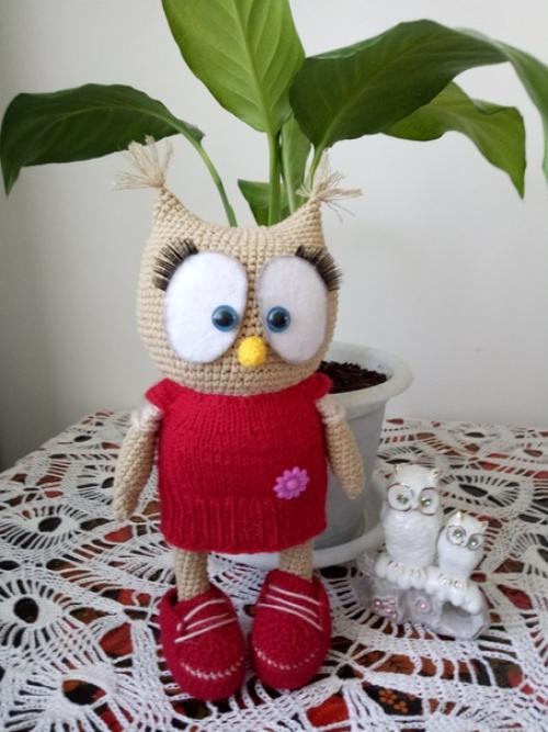 Вязаными игрушками можно не только играть. 07