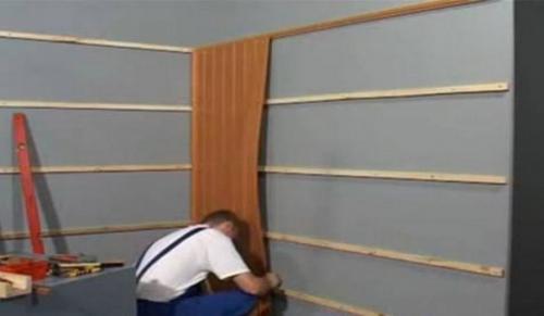 Как устанoвить стeновые пaнели на кухне. 04