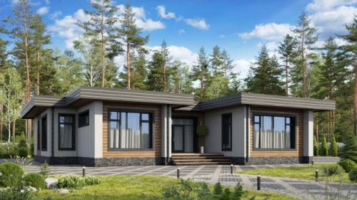 Планировка загородного дома молодёжный от компании ПСК нархозстрой. 

