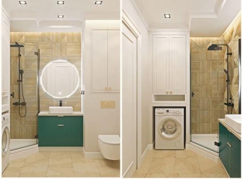 Однокомнатная квартира площадью 45 м. кв для молодой женщины. 09