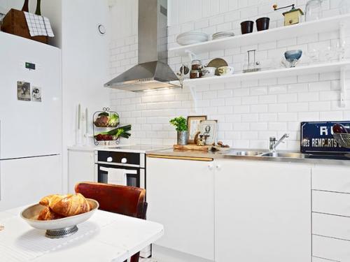 Скандинавский стиль в интерьере кухни. 06