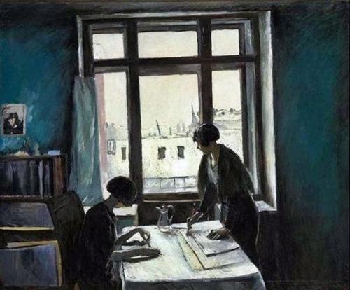 Интерьер нашего детства в работах художников. 08