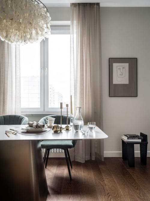 Реализованный интерьер квартиры для семьи с двумя детьми. 01