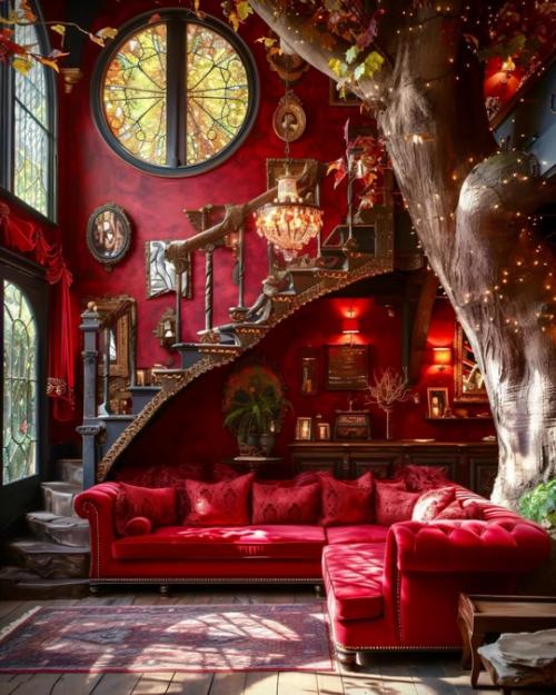 Где-то в глубине старого леса, скрытого от посторонних глаз, стоял дом, который, казалось, был вырван из другой реальности. 01