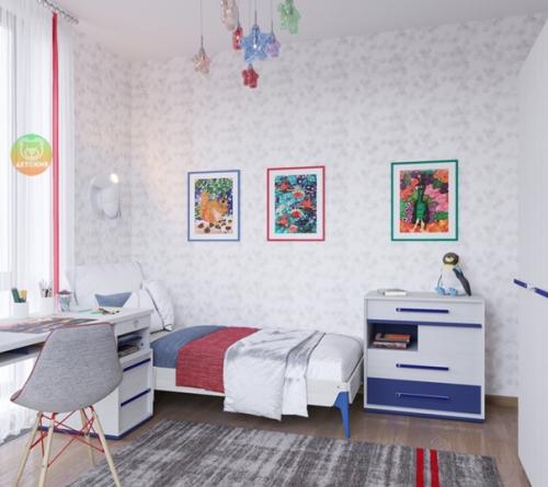 Детская комната для 7-летнего мальчика дамира. 01