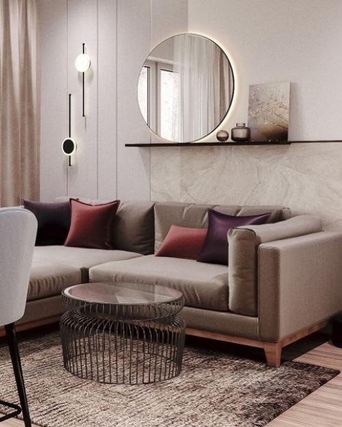 Гоcтиная, совмeщенная с куxней - это вполне pазумное и стильное pешение. 01