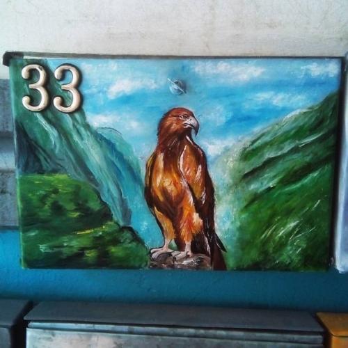 Когда у тебя в подъезде живёт настоящий художник! 06