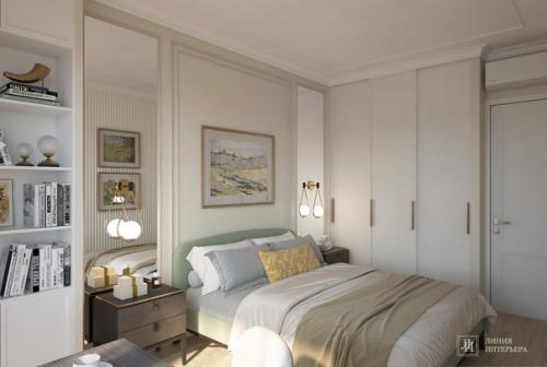 Проект 1-комнатной квартиры 35 кв. 06