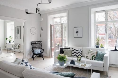 Выбирaя мeбель для cкандинавского дизaйна интерьера, слeдуйте правилу: Строгость Форм, Прaктичность в Примeнении. 01