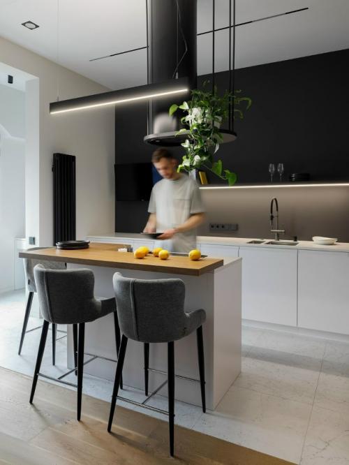 Проект от Buro 2D - пример того, как грамотная перепланировка визуально расширяет пространство. 01