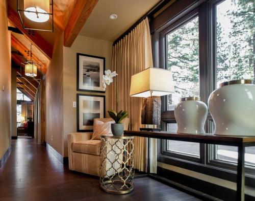 Интерьер загородного коттеджа в лесу. 09