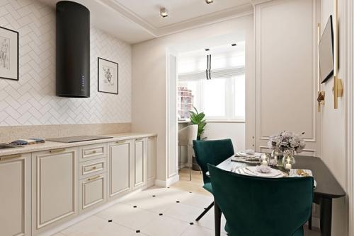 Однокомнатная квартира площадью 45 м. кв для молодой женщины. 05