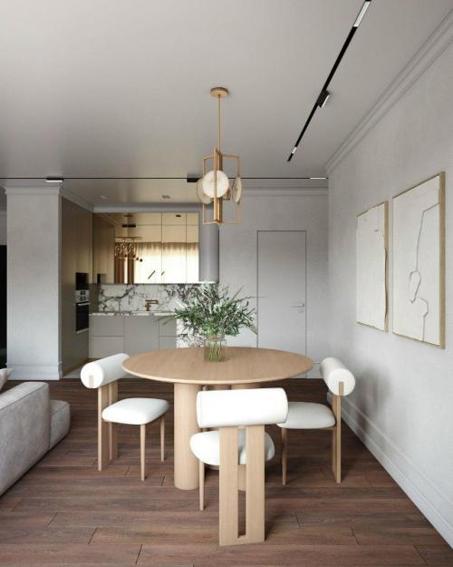 Зеркальное золото и мягкий минимализм. 03