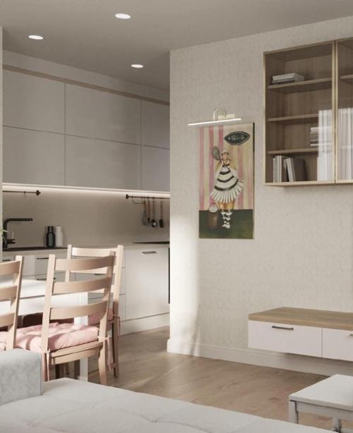 Просторная кухня - гостиная. 03