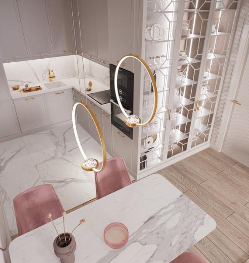 Кухня - гостиная в ЖК семья. 04