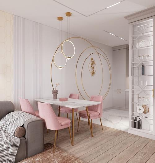 Кухня - гостиная в ЖК семья. 02