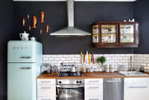 Верх серванта - отличный вариант для кухни в ретро - стиле. 05