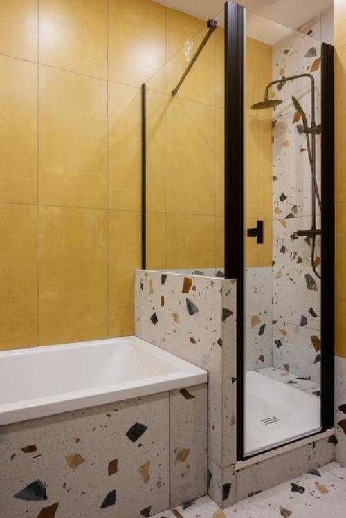 Современная классика, лофт и винтаж: эффектный интерьер трешки 74 м. 07