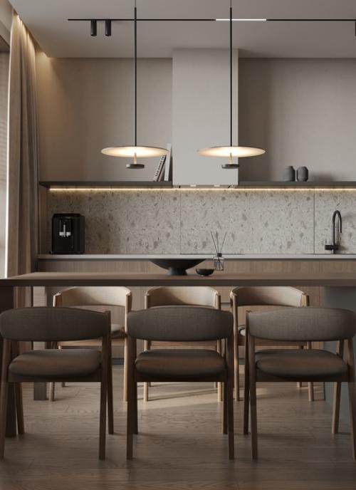 Кухня - гостиная для молодого человека в ЖК Golden City, Санкт-петербург. 01