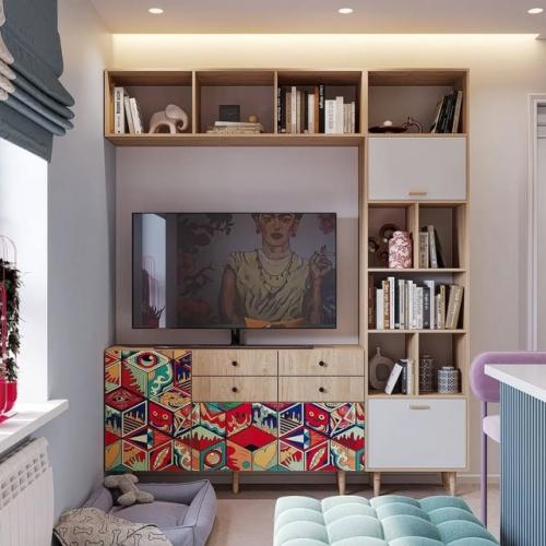 Дизайн интерьера небольшой квартиры. 07