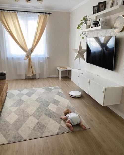 В этой квартире всё прекрасно особенно мне понравился фартук на кухне. 06