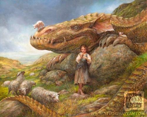 Omar Rayyan/Омар Райан - удивительный художник, создавший в своих работах свой оригинальный мир, наполненный удивительными существами. 07