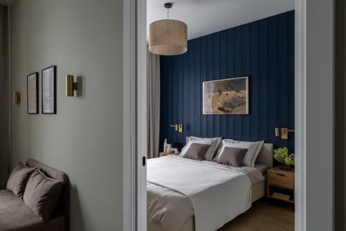 Интерьер 1-комнатной квартиры 30, 4 м 2 (+ балкон) в ЖК цветочные поляны в новой Москве. 06