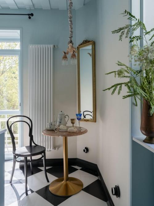 Реализованный интерьер квартиры с антиквариатом, площадью 70 кв. 04