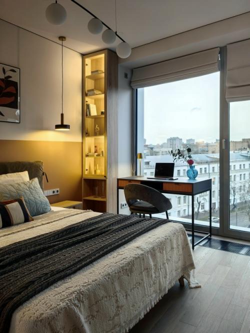 Интерьер 1-комнатной квартиры 34 м 2 в ЖК Logos в Москве. 05