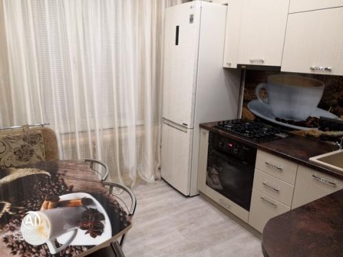 Наша уютная кухня в кофейных тонах. 03