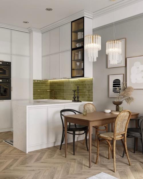 Парижская атмосфера в московской однокомнатной квартире. 04