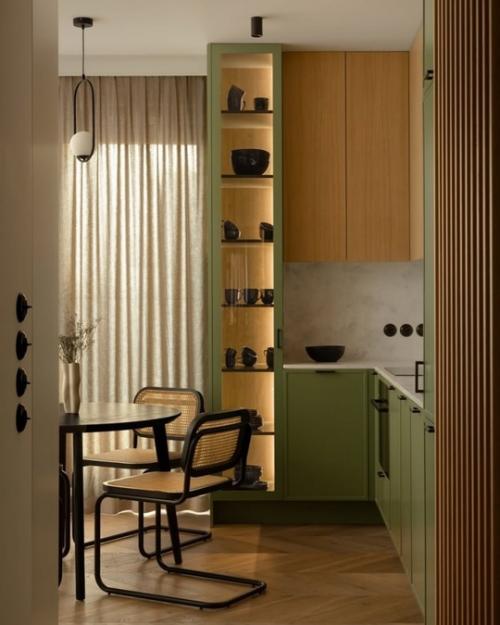 Интерьер квартиры, вдохновленной природой, для молодого путешественника. 01