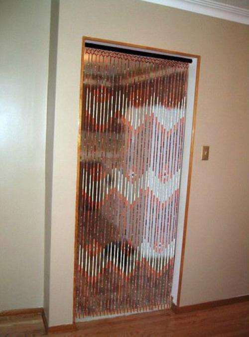 Дверные занавесы из бамбуковых палочек. 01