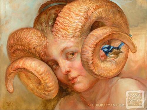 Omar Rayyan/Омар Райан - удивительный художник, создавший в своих работах свой оригинальный мир, наполненный удивительными существами. 03