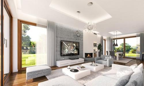 Коттедж европейского стиля. 04